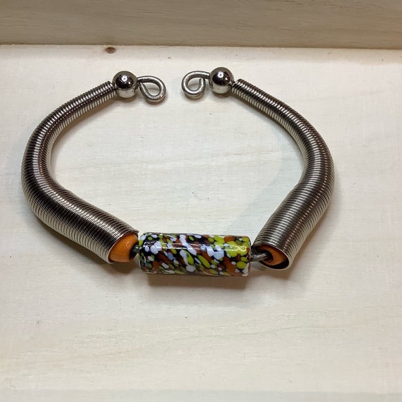 NEW UNIQUE vintage coiled / ceramic bracelet - Picture 4 of 4